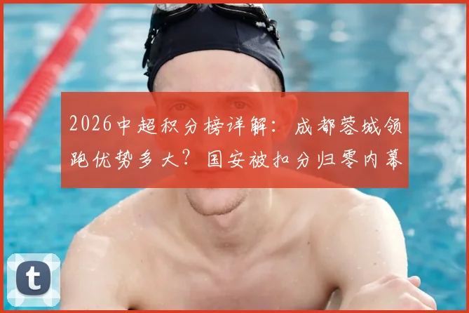 2026中超积分榜详解：成都蓉城领跑优势多大？国安被扣分归零内幕，天津赢球为何仍垫底